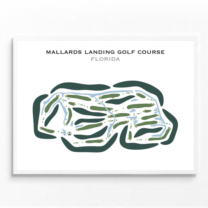 Mallards Landing Golf Course, Florida - Printed Golf Courses