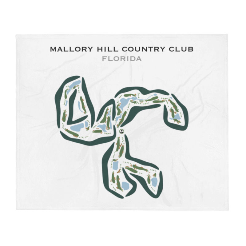 Mallory Hill Country Club, Florida - Printed Golf Courses