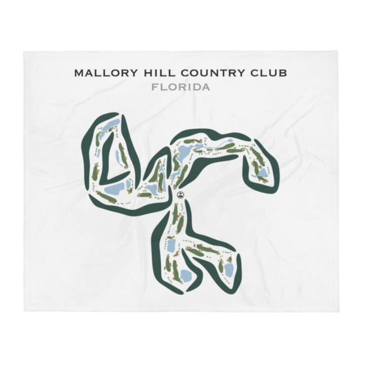 Mallory Hill Country Club, Florida - Printed Golf Courses