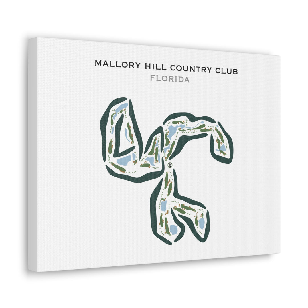 Mallory Hill Country Club, Florida - Printed Golf Courses