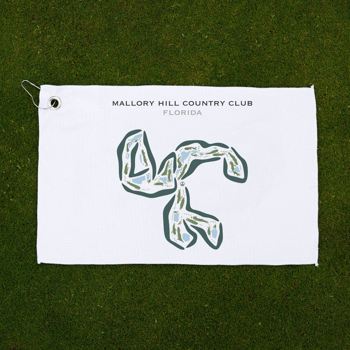 Mallory Hill Country Club, Florida - Printed Golf Courses