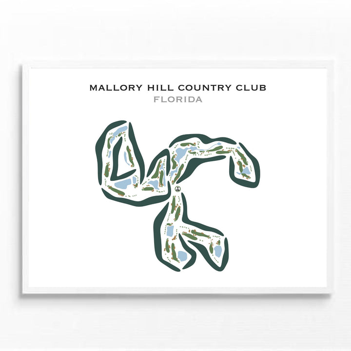 Mallory Hill Country Club, Florida - Printed Golf Courses