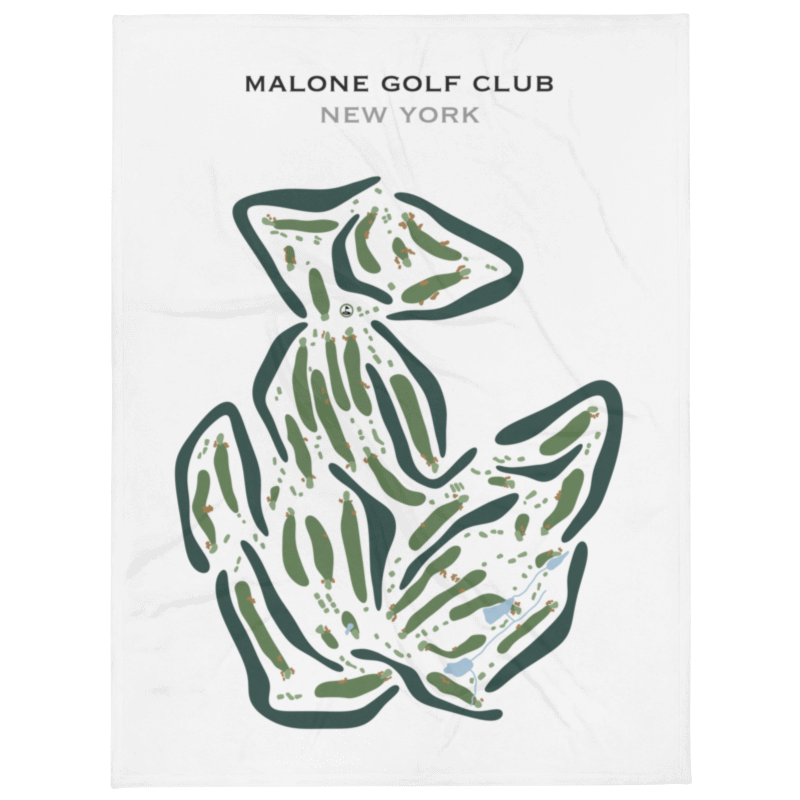 Malone Golf Club, New York - Printed Golf Courses