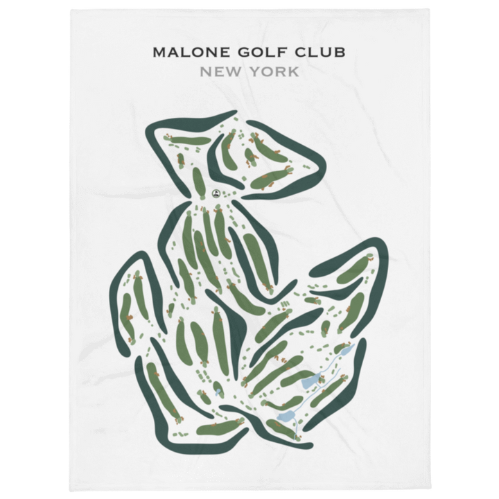 Malone Golf Club, New York - Printed Golf Courses