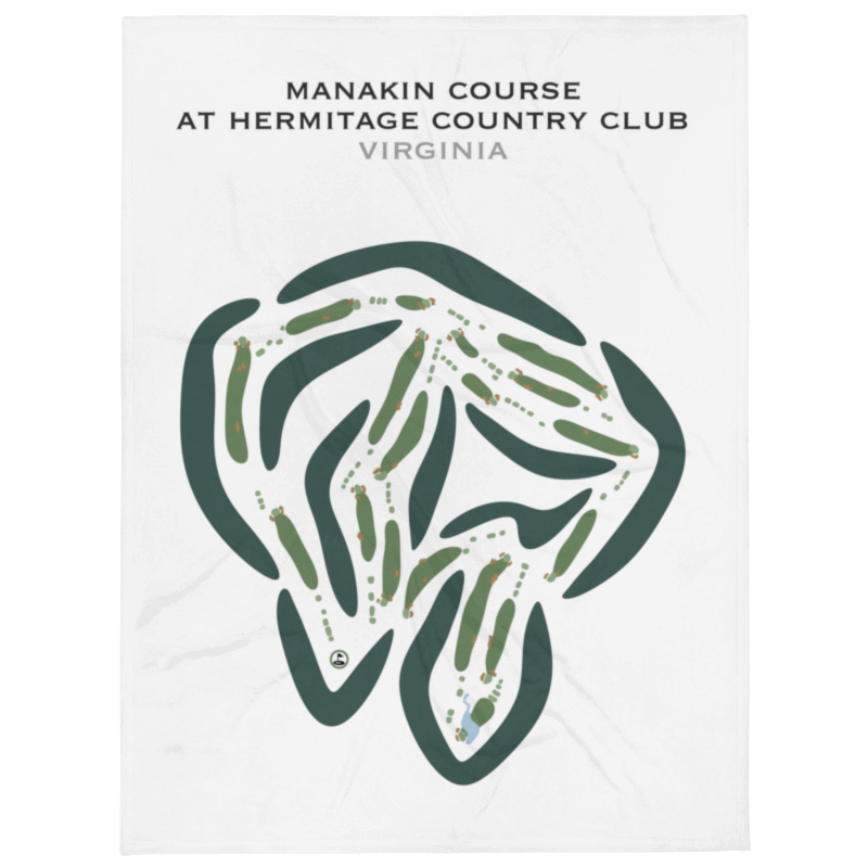 Manakin Course at Hermitage Country Club, Virginia - Printed Golf Courses