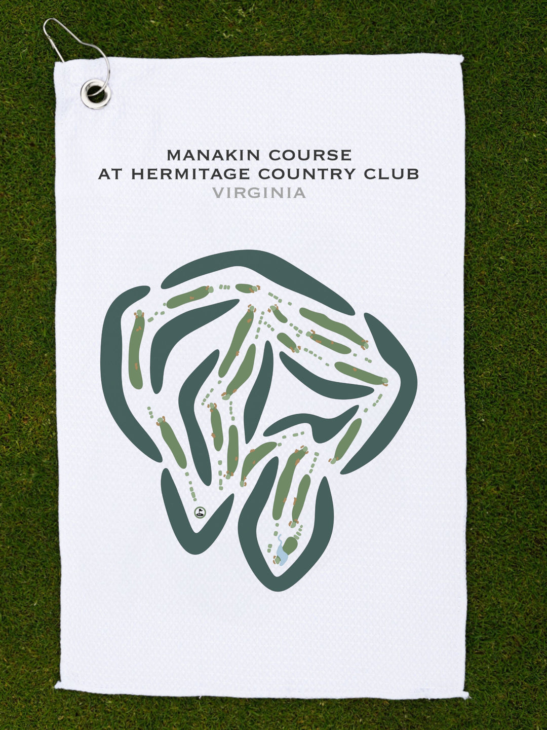 Manakin Course at Hermitage Country Club, Virginia - Printed Golf Courses