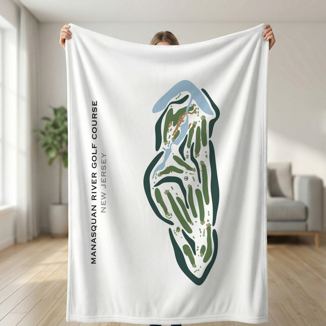 Manasquan River Golf Club, New Jersey - Printed Golf Courses