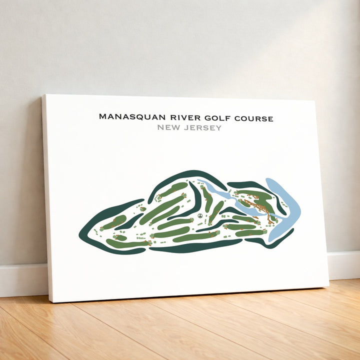 Manasquan River Golf Club, New Jersey - Printed Golf Courses
