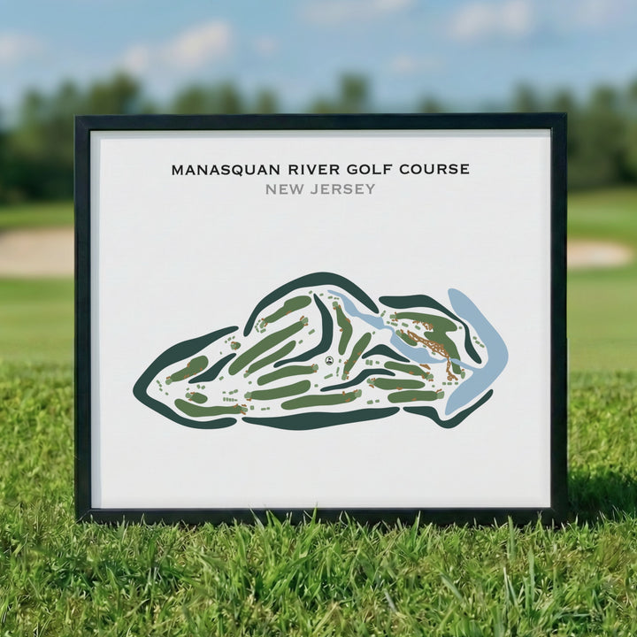 Manasquan River Golf Club, New Jersey - Printed Golf Courses