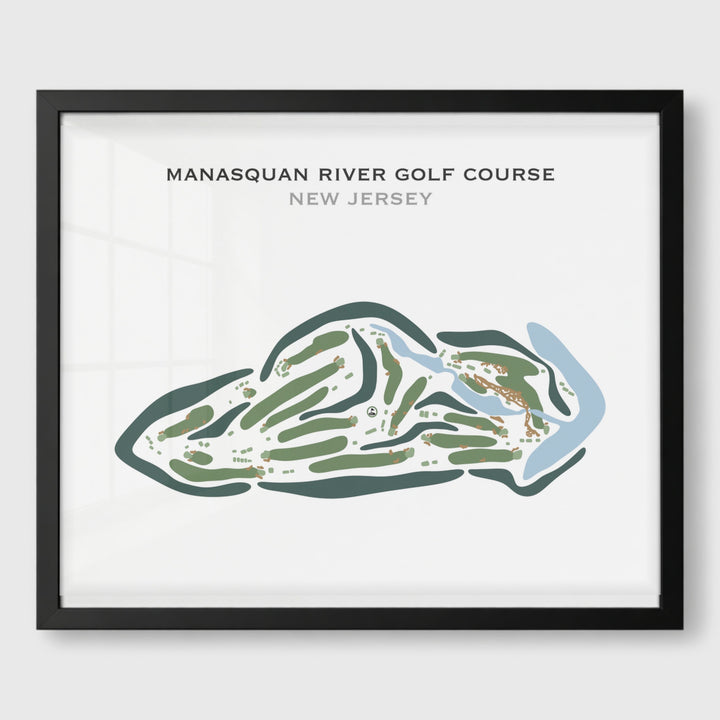 Manasquan River Golf Club, New Jersey - Printed Golf Courses