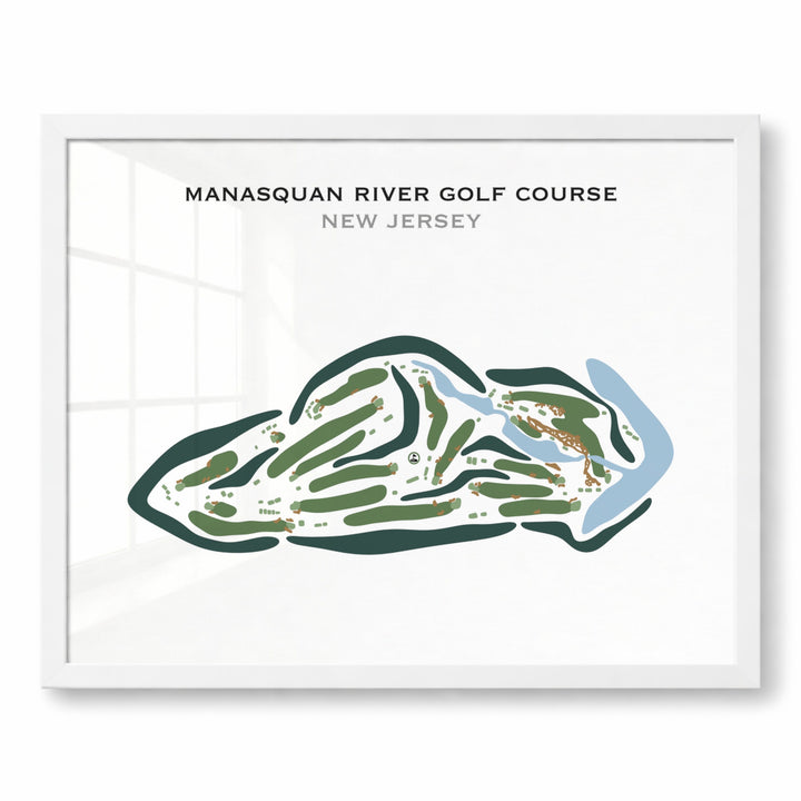 Manasquan River Golf Club, New Jersey - Printed Golf Courses