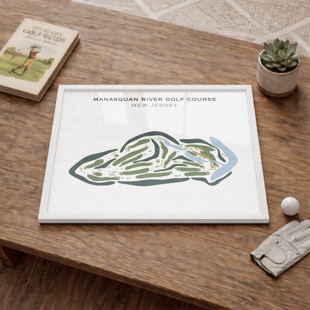Manasquan River Golf Club, New Jersey - Printed Golf Courses