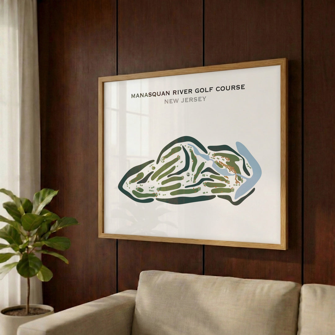 Manasquan River Golf Club, New Jersey - Printed Golf Courses