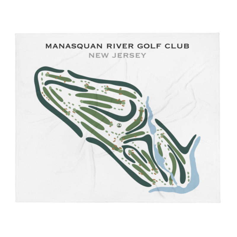 Manasquan River Golf Club, New Jersey - Printed Golf Courses