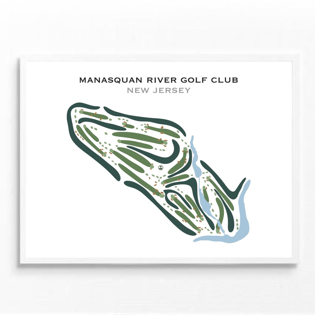Manasquan River Golf Club, New Jersey - Printed Golf Courses