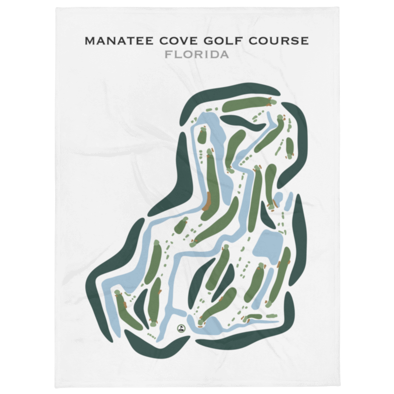 Manatee Cove Golf Course, Florida - Printed Golf Courses