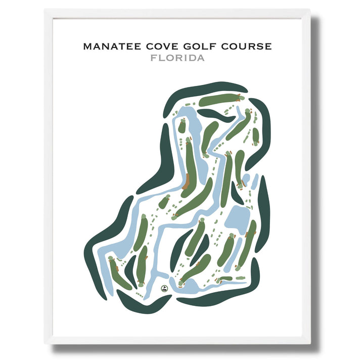 Manatee Cove Golf Course, Florida - Printed Golf Courses