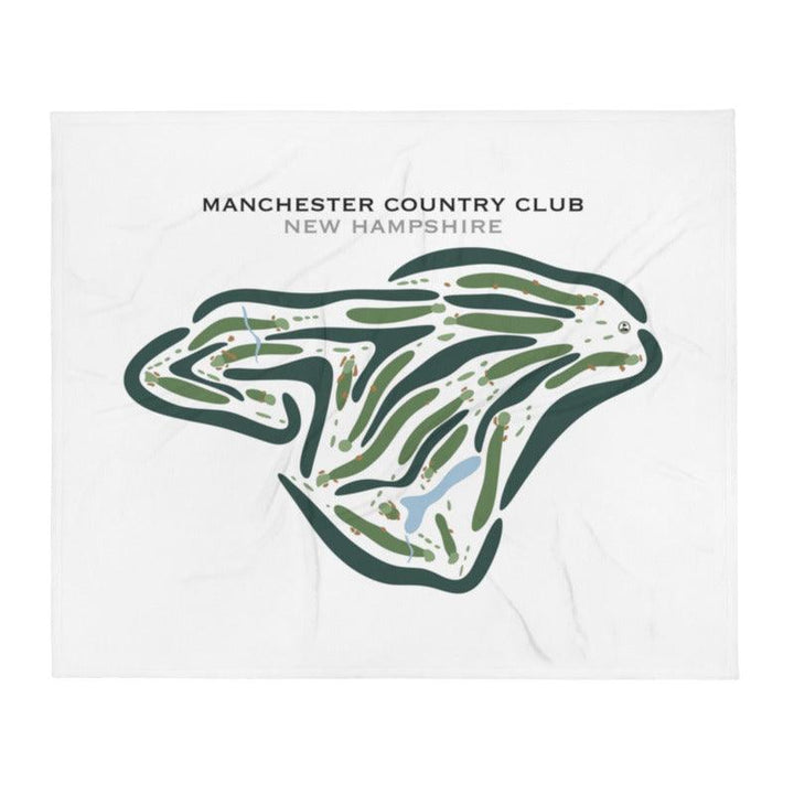 Manchester Country Club, New Hampshire - Printed Golf Courses - Golf Course Prints