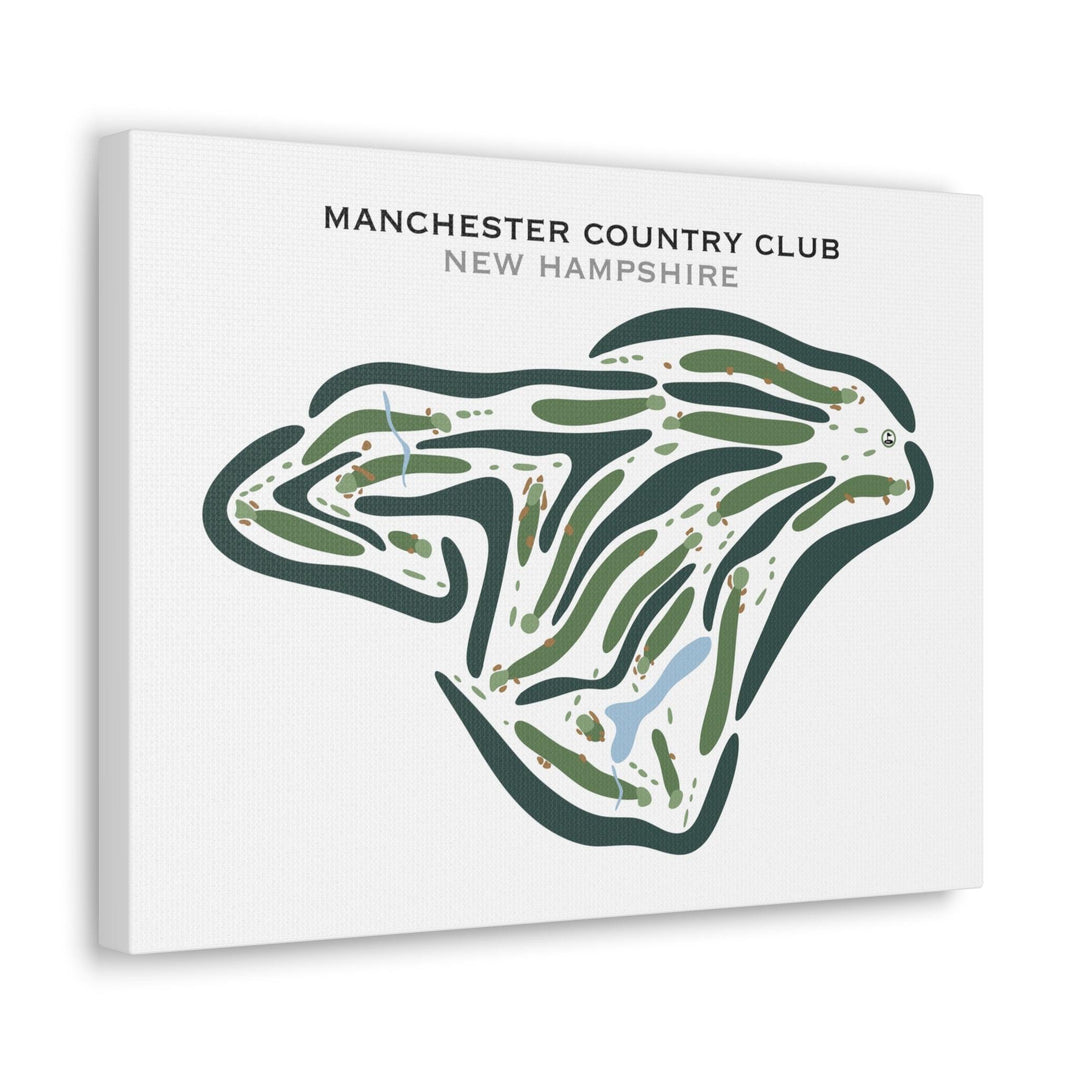 Manchester Country Club, New Hampshire - Printed Golf Courses - Golf Course Prints