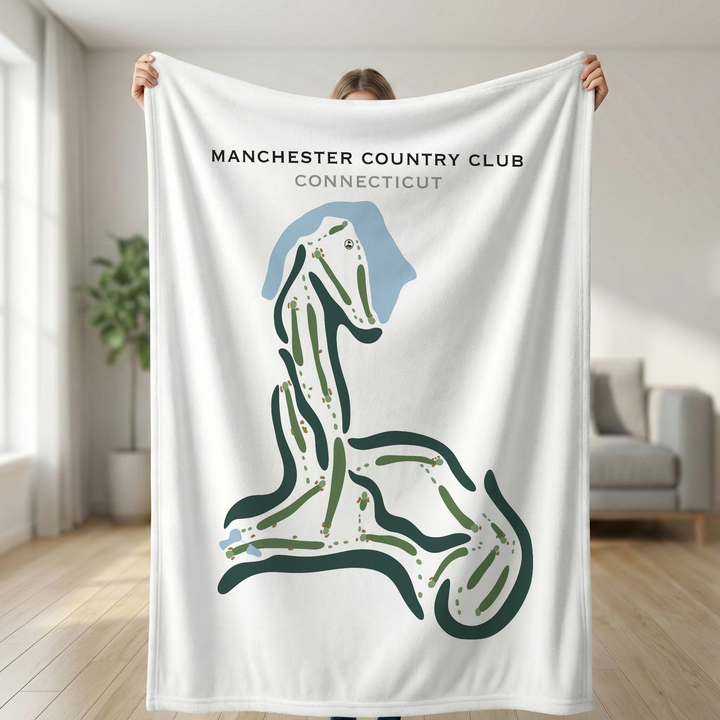 Manchester Country Club, Connecticut - Printed Golf Courses