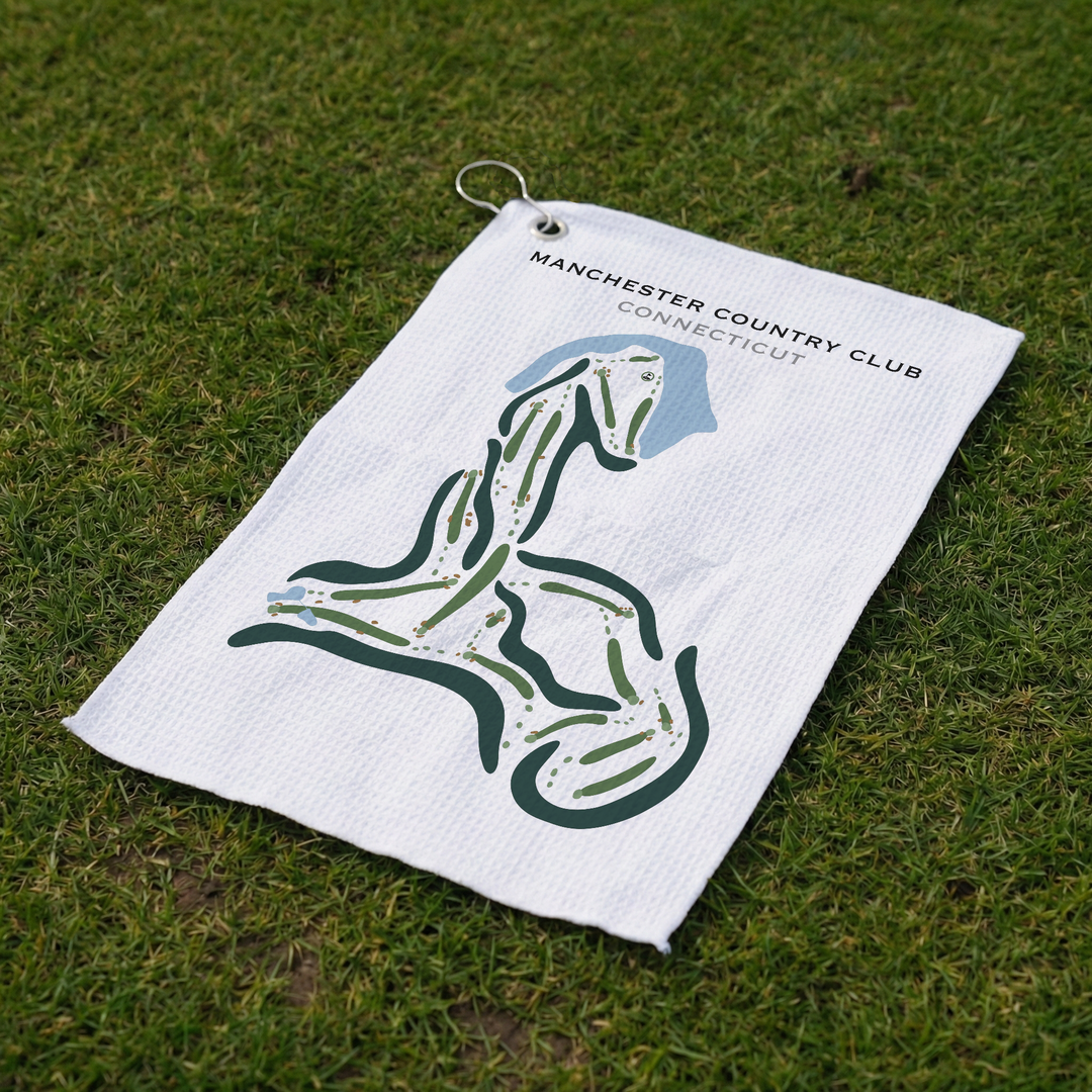 Manchester Country Club, Connecticut - Printed Golf Courses