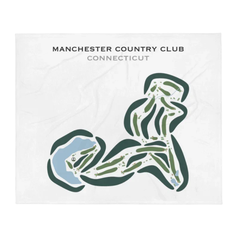 Manchester Country Club, Connecticut - Printed Golf Courses