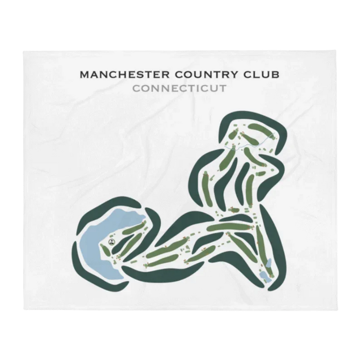 Manchester Country Club, Connecticut - Printed Golf Courses