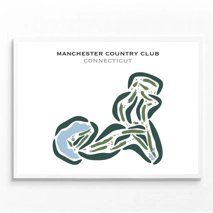 Manchester Country Club, Connecticut - Printed Golf Courses