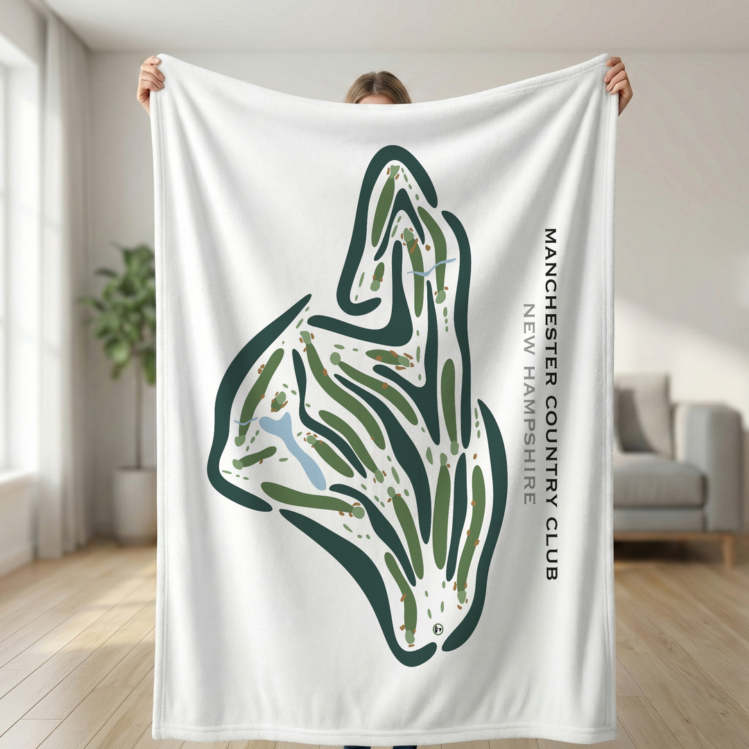 Manchester Country Club, New Hampshire - Printed Golf Courses