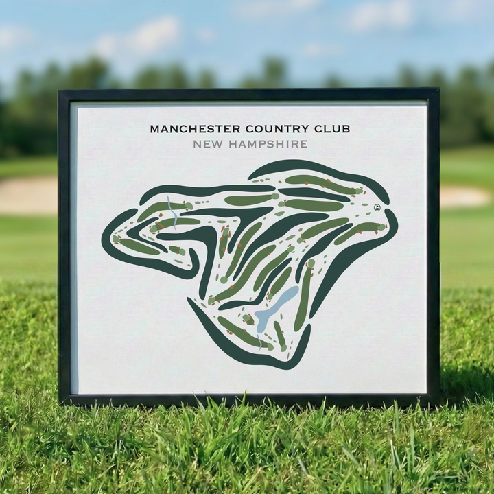 Manchester Country Club, New Hampshire - Printed Golf Courses