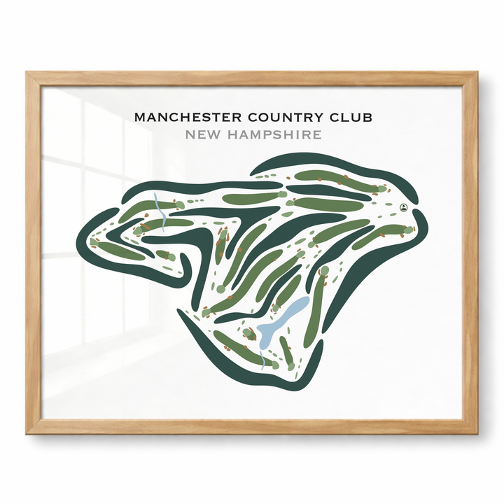 Manchester Country Club, New Hampshire - Printed Golf Courses