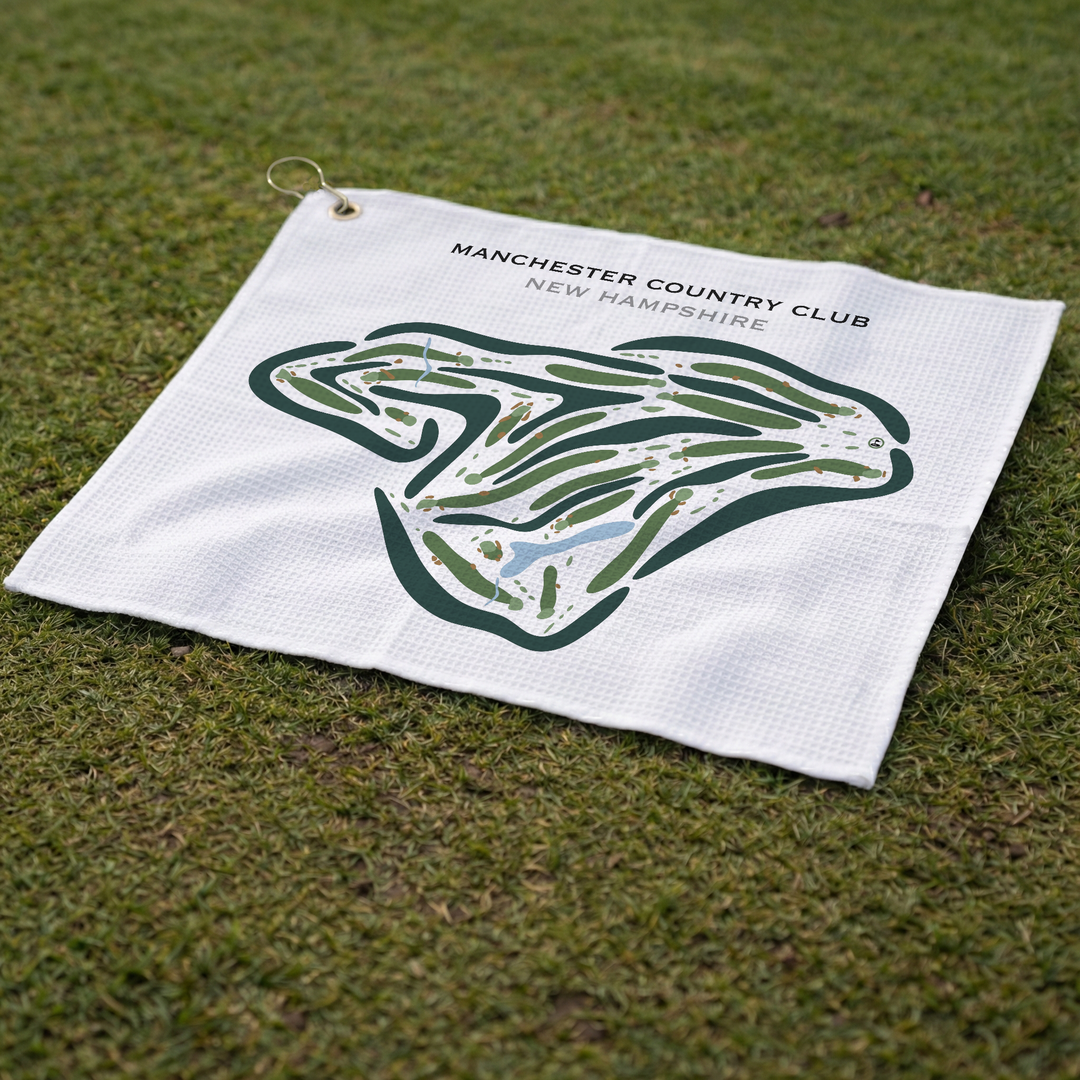 Manchester Country Club, New Hampshire - Printed Golf Courses