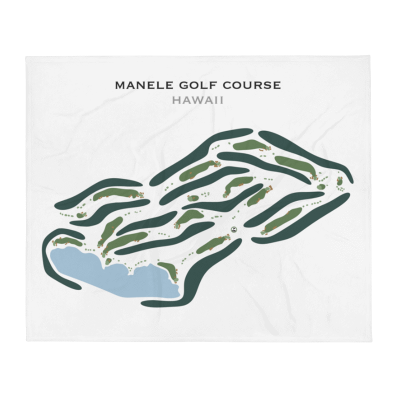 Manele Golf Course, Hawaii - Printed Golf Courses