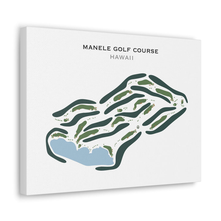 Manele Golf Course, Hawaii - Printed Golf Courses