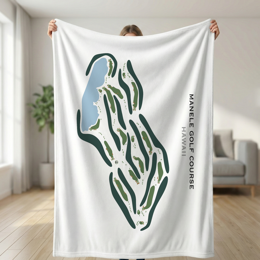 Manele Golf Course, Hawaii - Printed Golf Courses