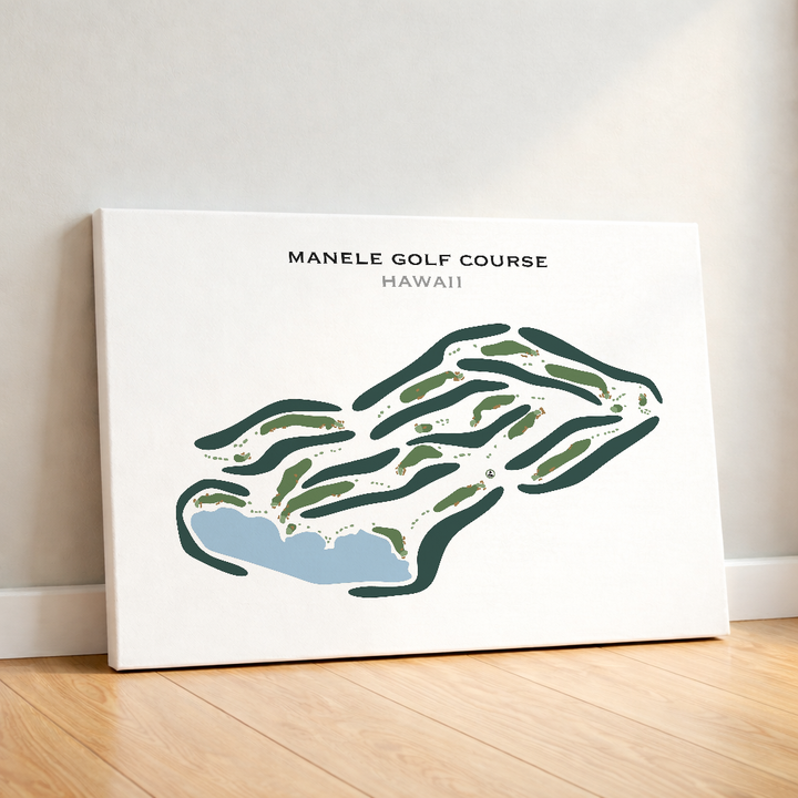 Manele Golf Course, Hawaii - Printed Golf Courses