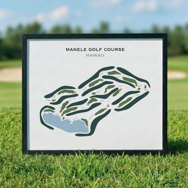 Manele Golf Course, Hawaii - Printed Golf Courses