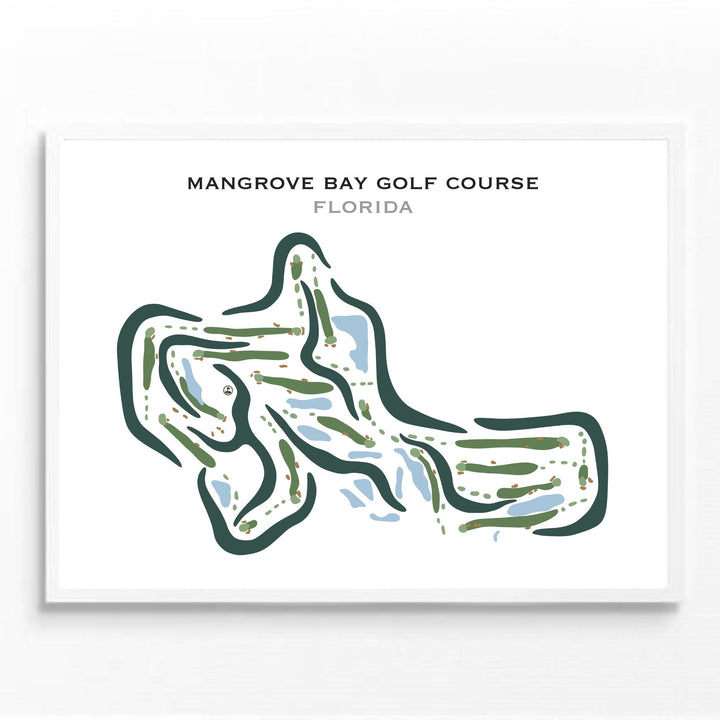 Mangrove Bay Golf Course, Florida - Printed Golf Courses