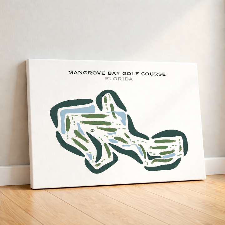 Mangrove Bay Golf Course, Florida - Printed Golf Courses