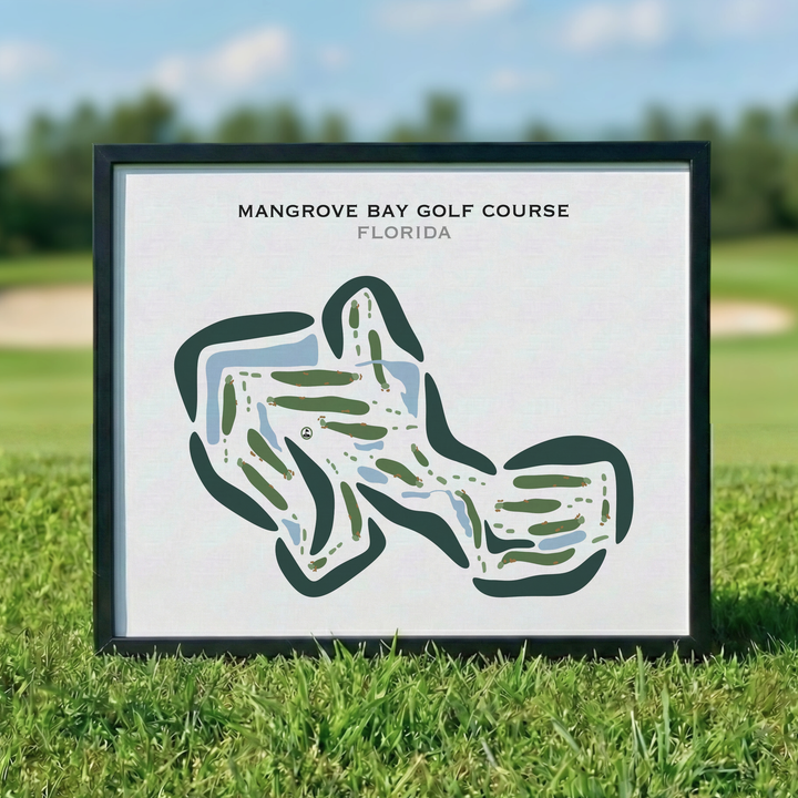 Mangrove Bay Golf Course, Florida - Printed Golf Courses
