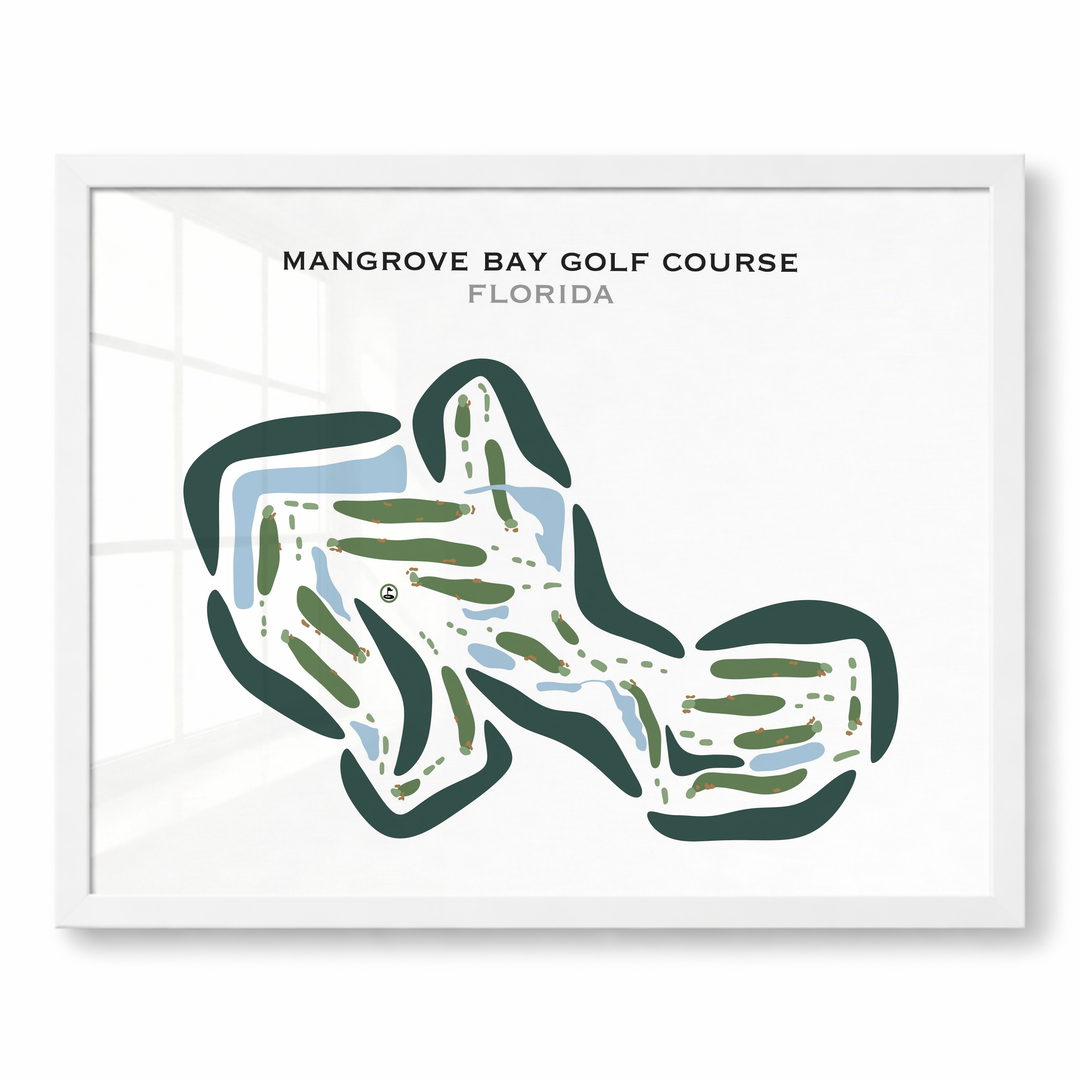 Mangrove Bay Golf Course, Florida - Printed Golf Courses