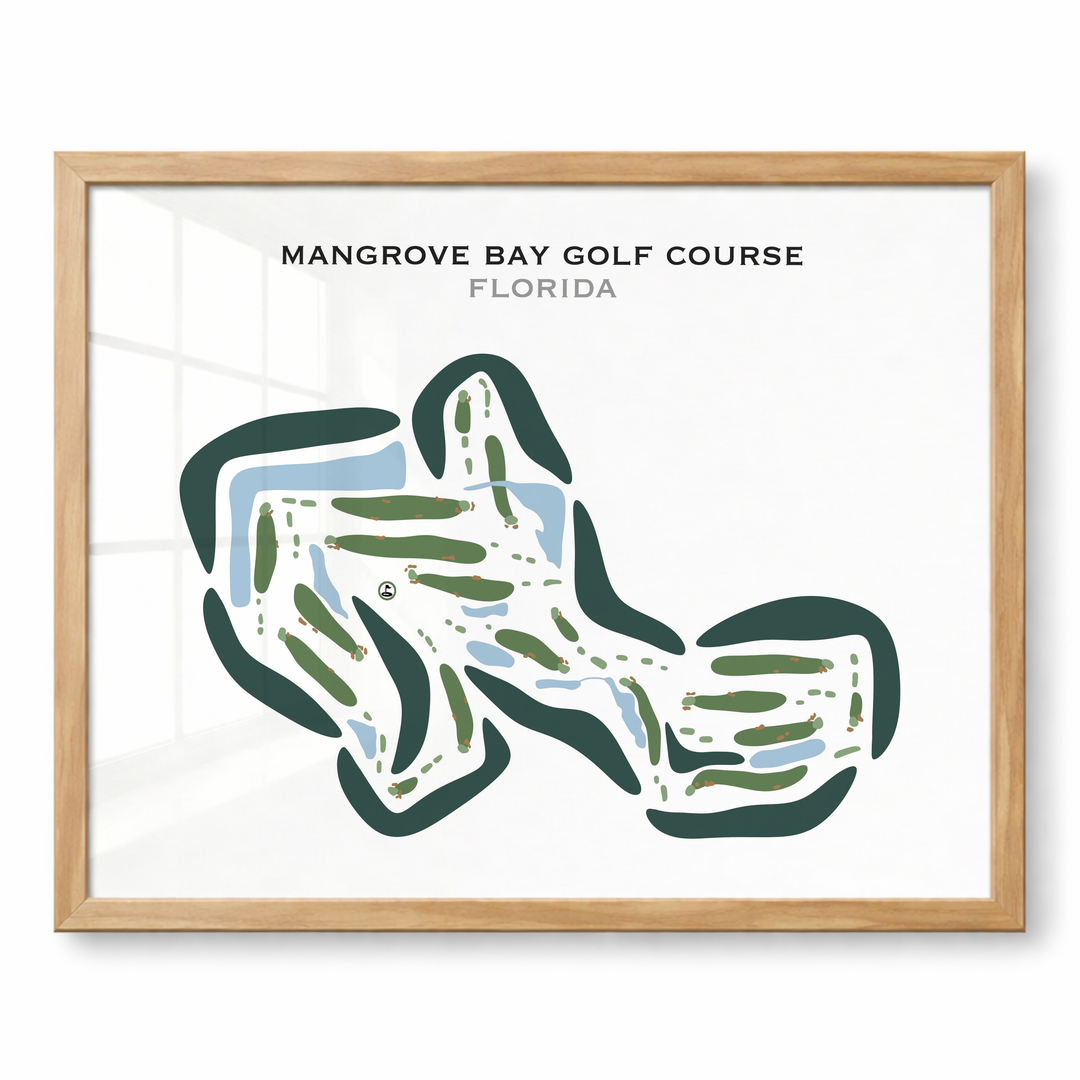 Mangrove Bay Golf Course, Florida - Printed Golf Courses