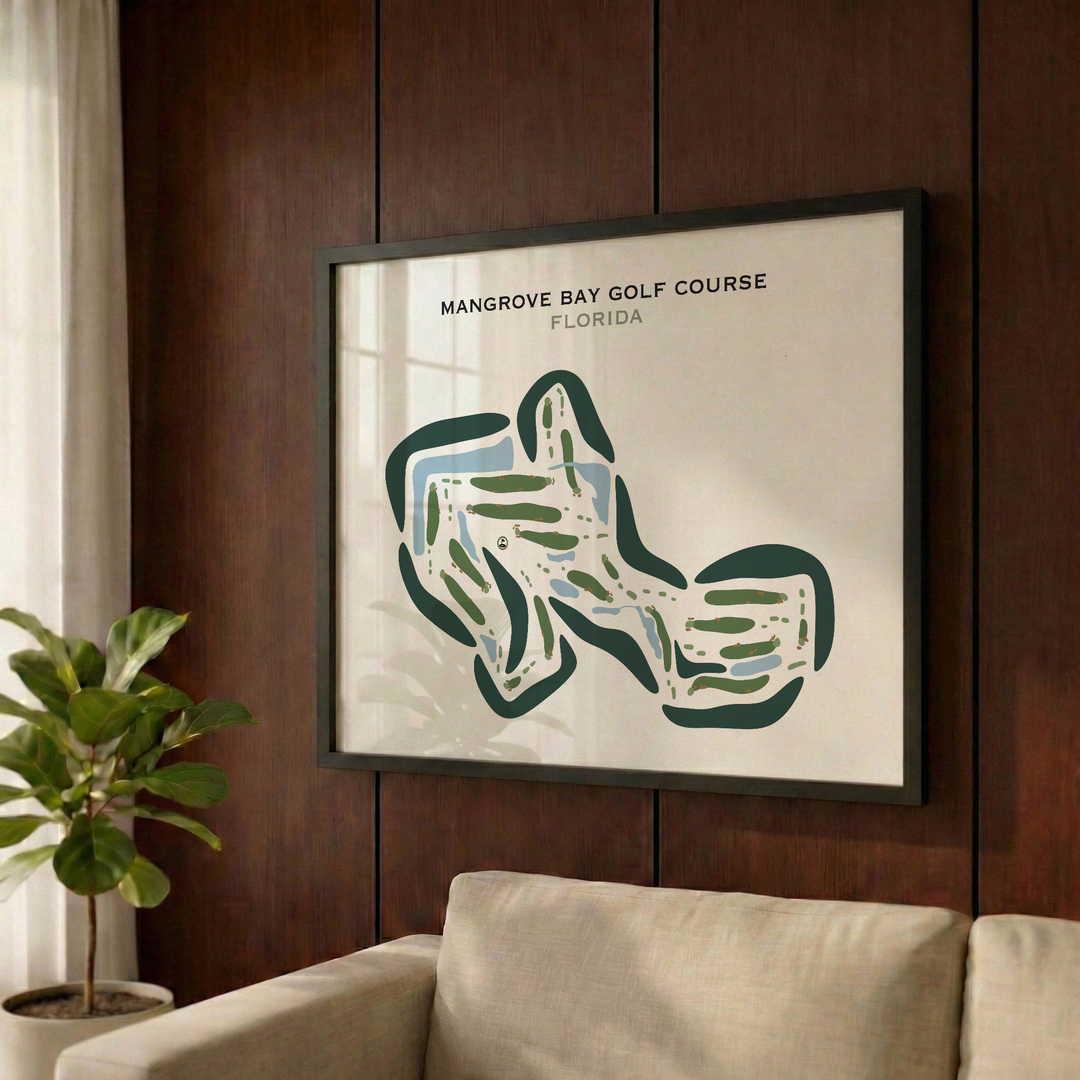 Mangrove Bay Golf Course, Florida - Printed Golf Courses