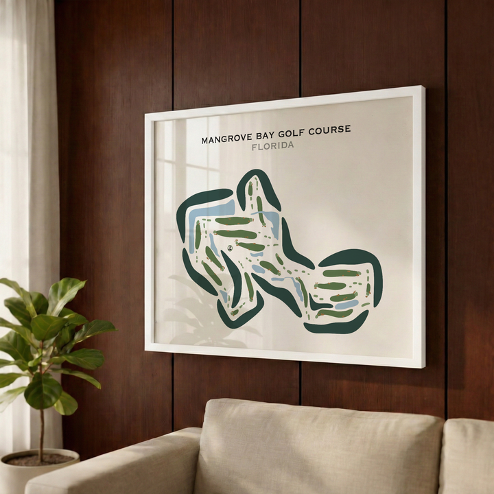Mangrove Bay Golf Course, Florida - Printed Golf Courses