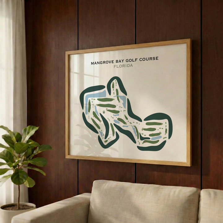 Mangrove Bay Golf Course, Florida - Printed Golf Courses