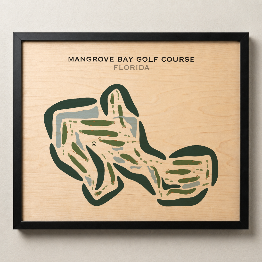 Mangrove Bay Golf Course, Florida - Printed Golf Courses