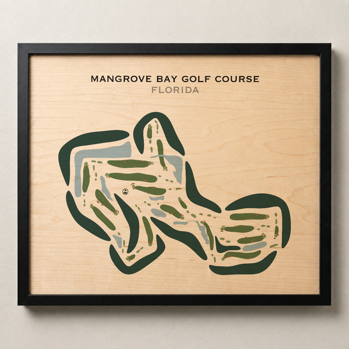 Mangrove Bay Golf Course, Florida - Printed Golf Courses