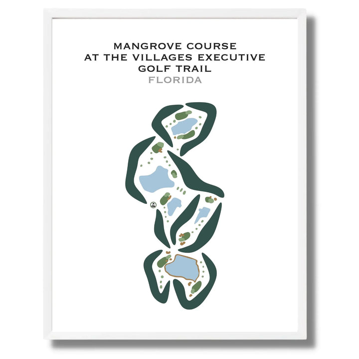 Mangrove Course at The Villages Executive Golf Trail, Florida - Printed Golf Courses