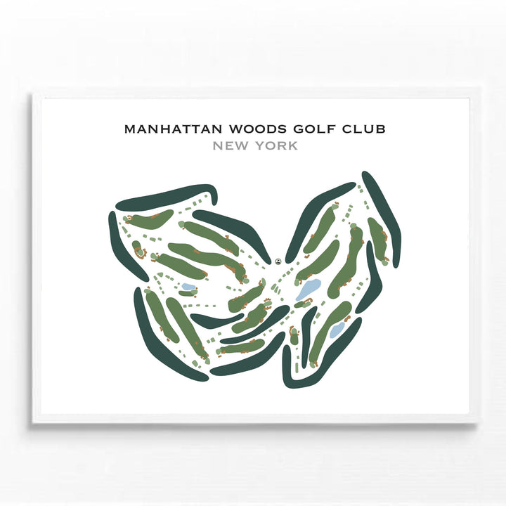 Manhattan Woods Golf Club, New York - Printed Golf Courses