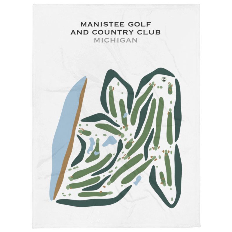 Manistee Golf & Country Club, Michigan - Printed Golf Courses